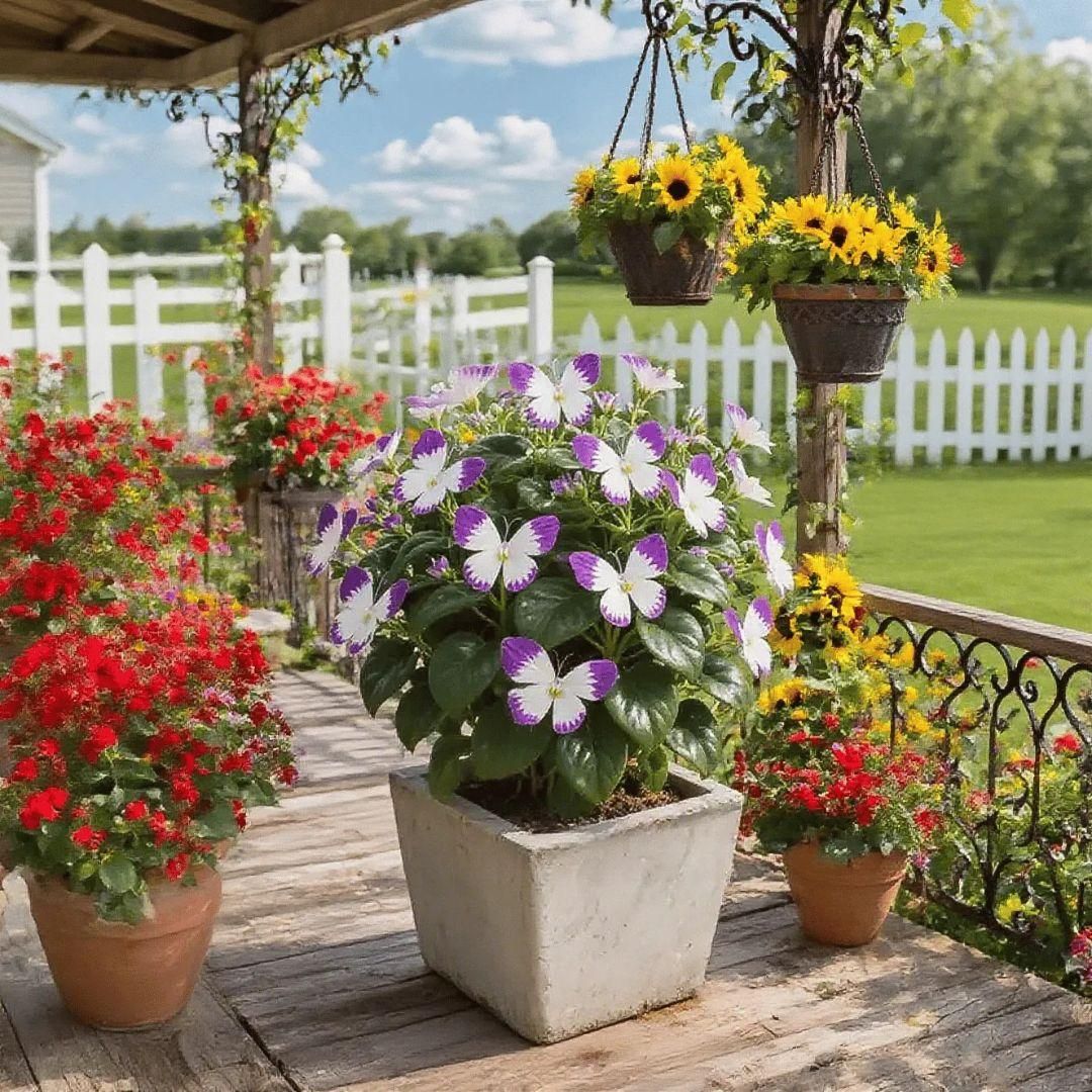 Moonlight Butterfly Seeds – Multicolor Garden Beauties (Pack of 20)