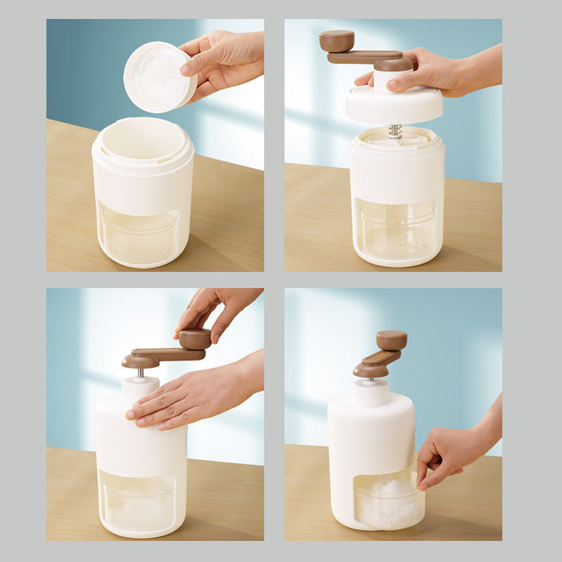 Kitchen Hand Block Shaver for Soft Ice, Slush, and Cold Drinks 