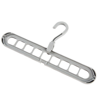 Metallic hanger on a white background