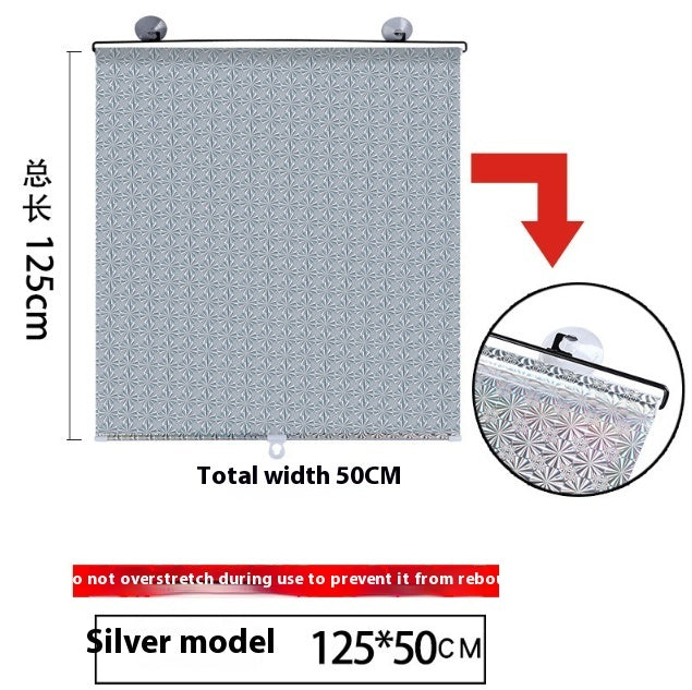 Silver model with dimensions and pattern details on a white background