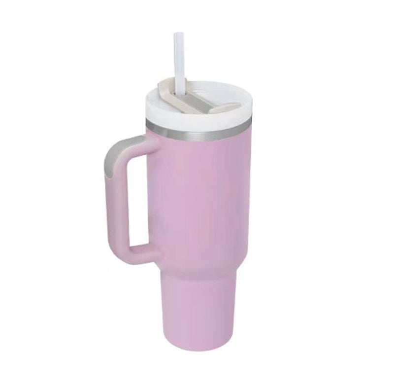 Pink Stainless Steel Spill Proof Vacuum Coffee Cup