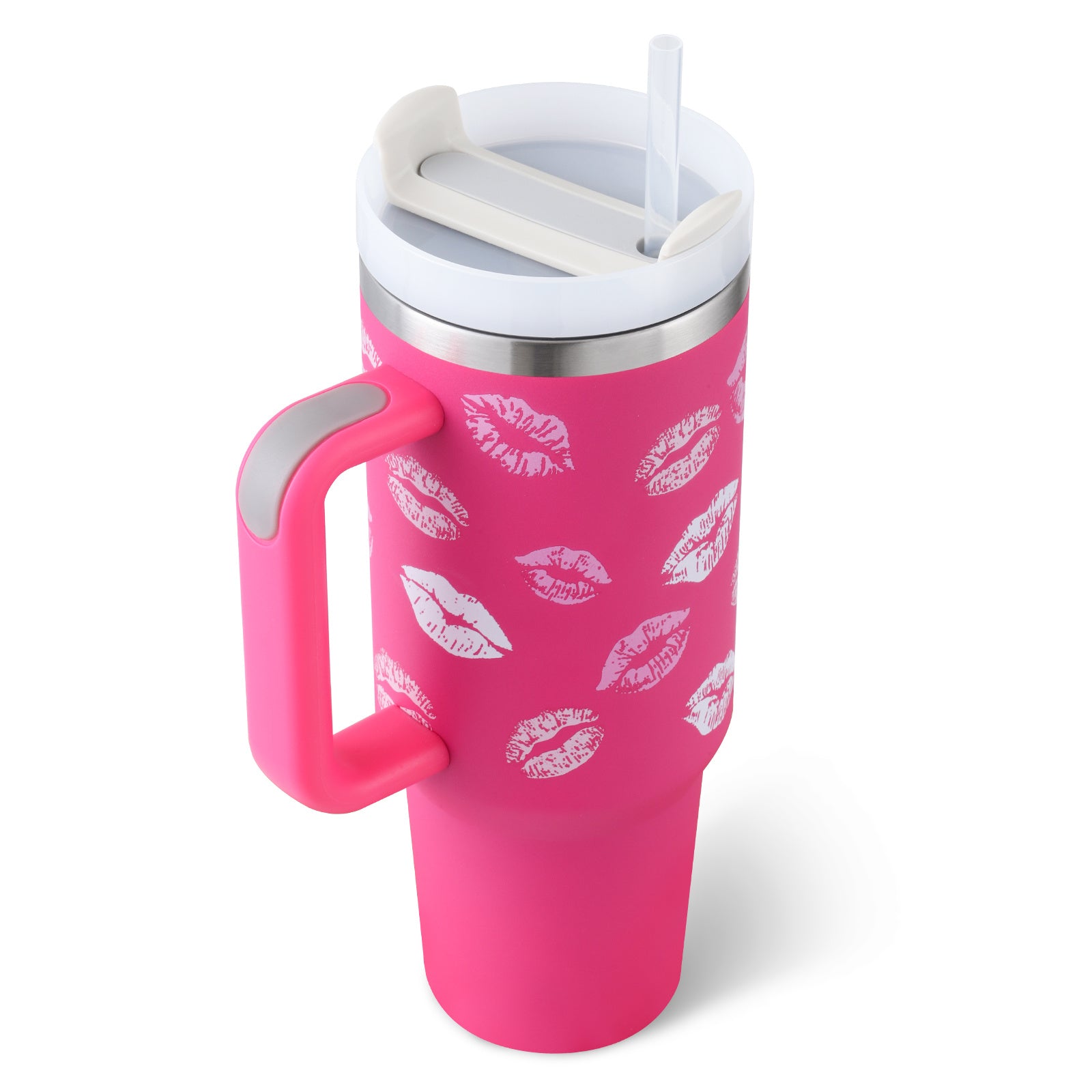 Pink designer Stainless Steel Spill Proof Vacuum Coffee Cup