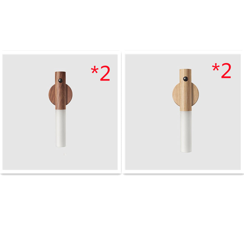 Two wooden and white cylindrical objects with a '2' label on a white background