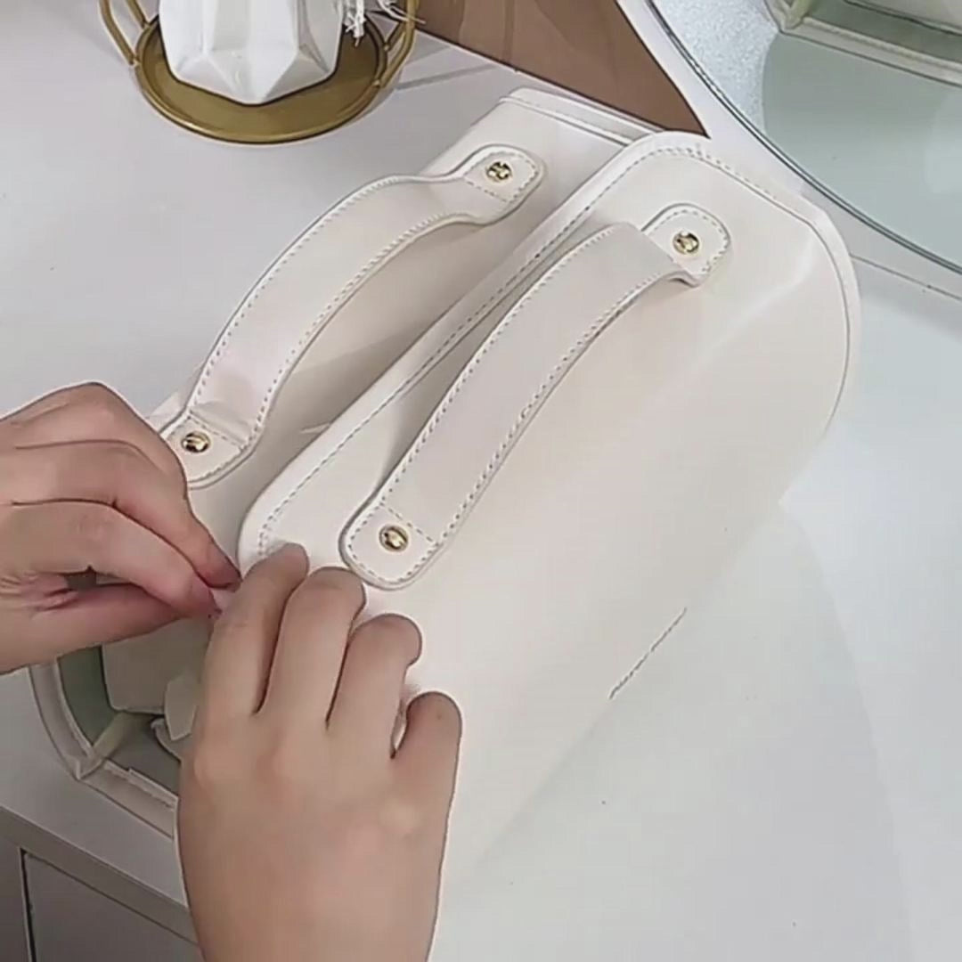 New Folding Cosmetic Bag Large Capacity Waterproof Travel Handbag