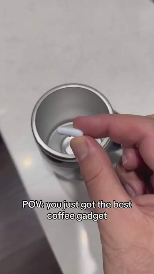 Rechargeable Automatic Stirring Coffee Cup | Magnetic Rotating Lazy Mug for Milkshake, Water, and More